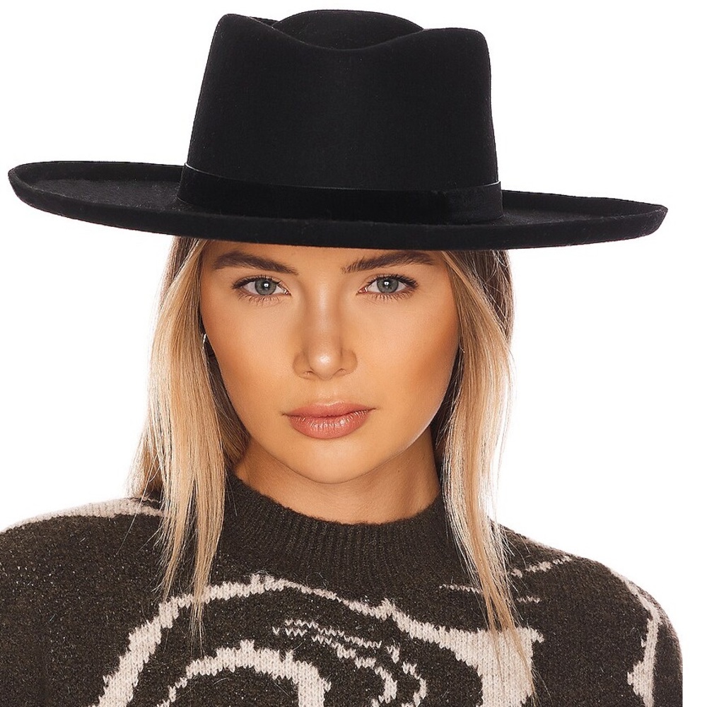 NWT Lack of Color Val Diamond Women’s Black Hat in Sz Small (55 CM)